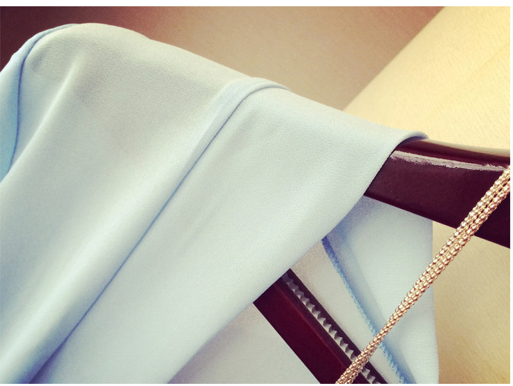 Zeyubird防晒衣 女夏韩版中长款雪纺衫七分袖开