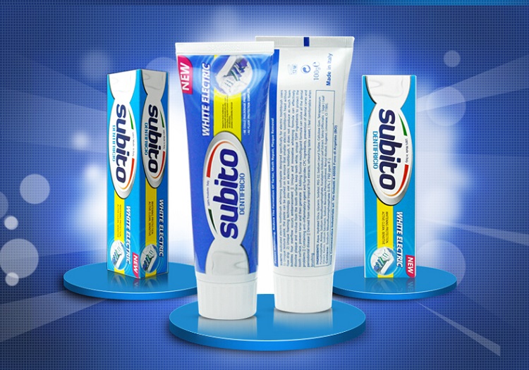 舒比拓 炫丽白牙膏(可用于电动牙刷)100g/支