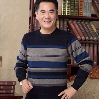 ATTLEE 2017中年男士毛衣男装中老年人冬装