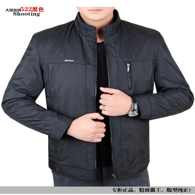 奥拼中年夹克2017新款40岁男装秋冬季外套加