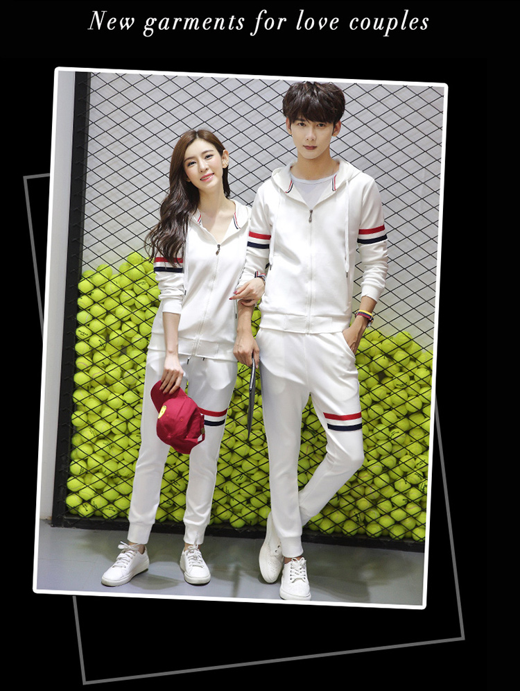 号公社 秋季男士卫衣外套运动套装情侣青少年