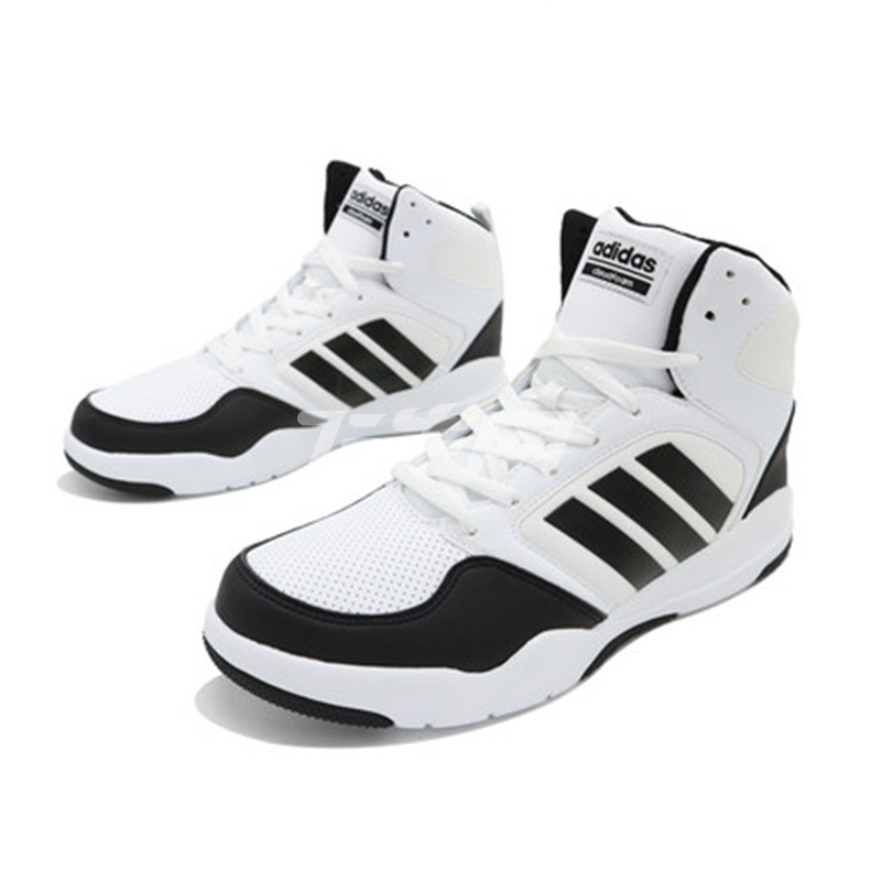 adidas阿迪达斯neo男鞋 2017春新款高帮保暖运动休闲板鞋aw3940图片