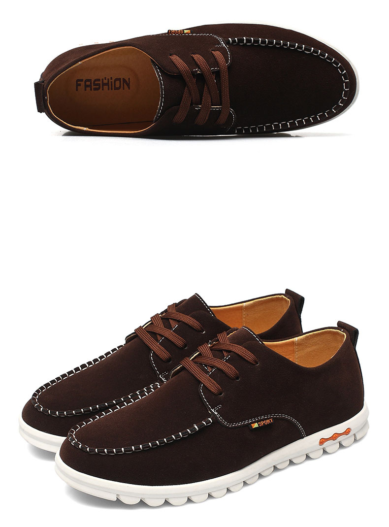 博杜安夏季男士豆豆鞋2017休闲鞋板鞋系带韩版懒人男鞋低帮时尚单鞋