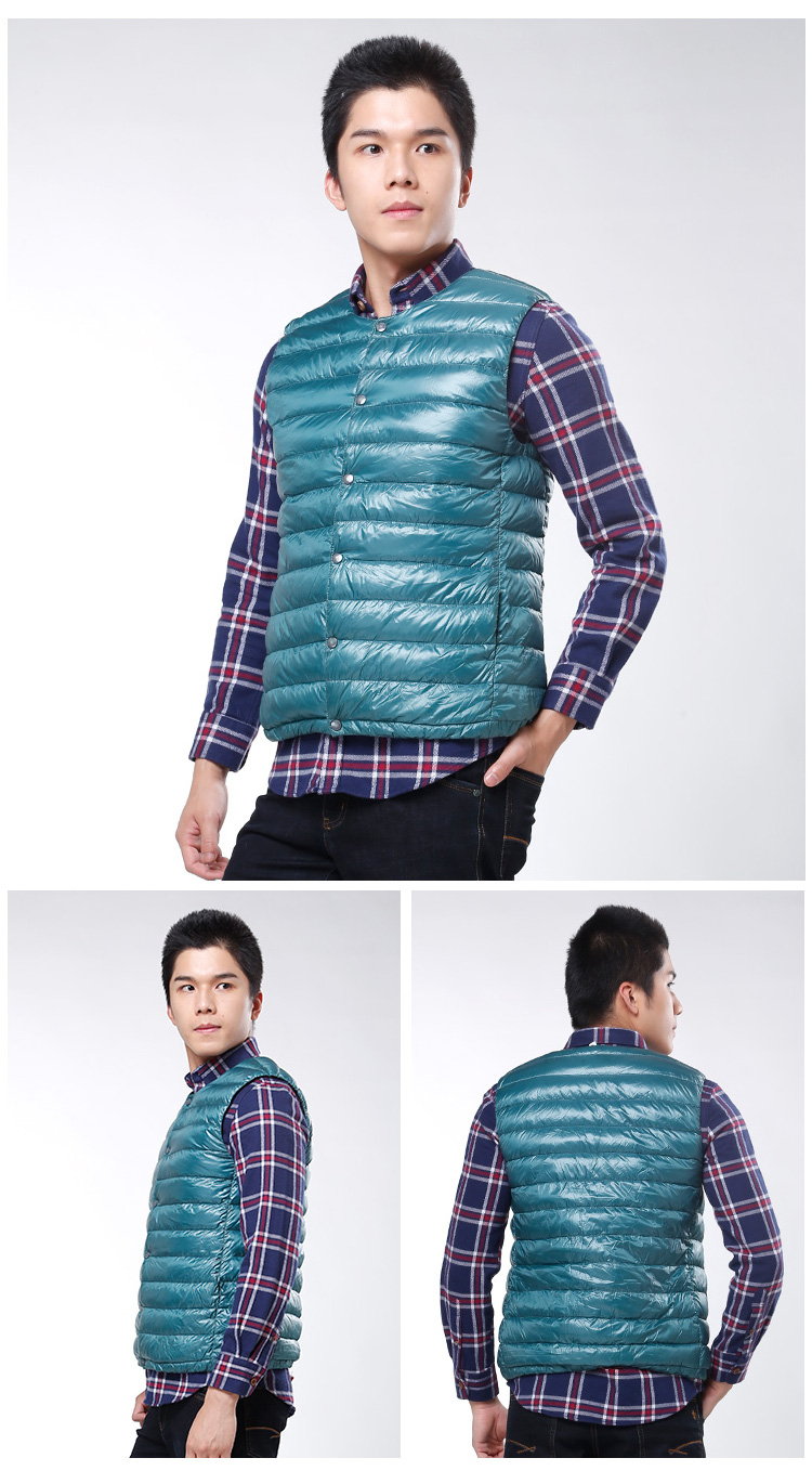 贝兹卡洛bescarol 羽绒马甲冬款轻薄舒适保暖休闲百搭630468