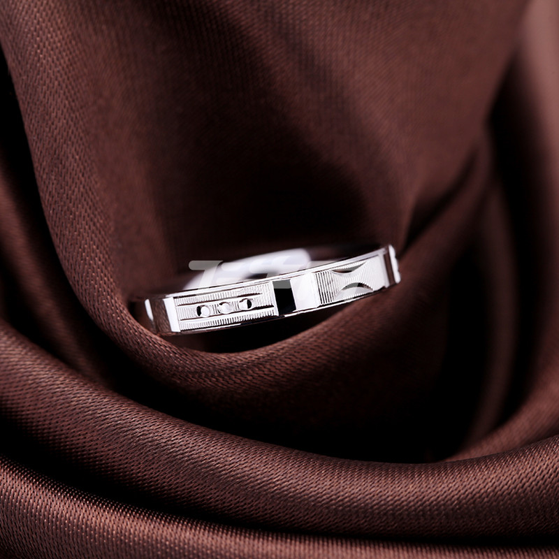 维罗纳s925银饰品韩国时尚创意戒指女车花工艺纹理指环送女友生日