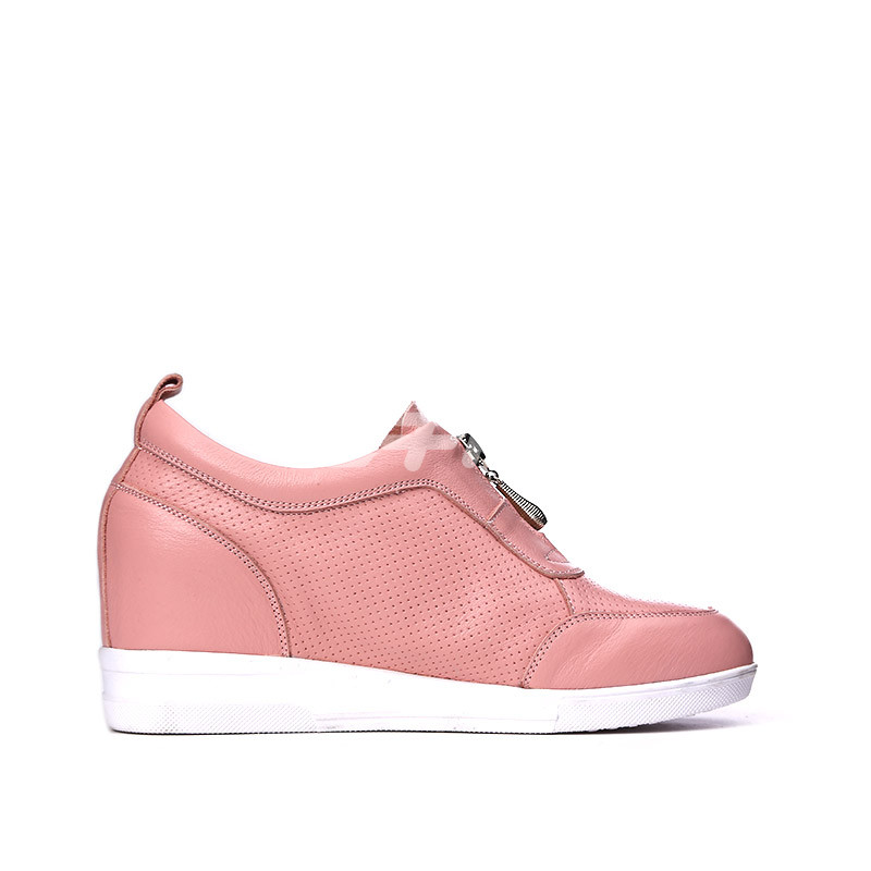 蜜娅莉miyayami 16春新款运动风牛皮拉链脚床鞋700813