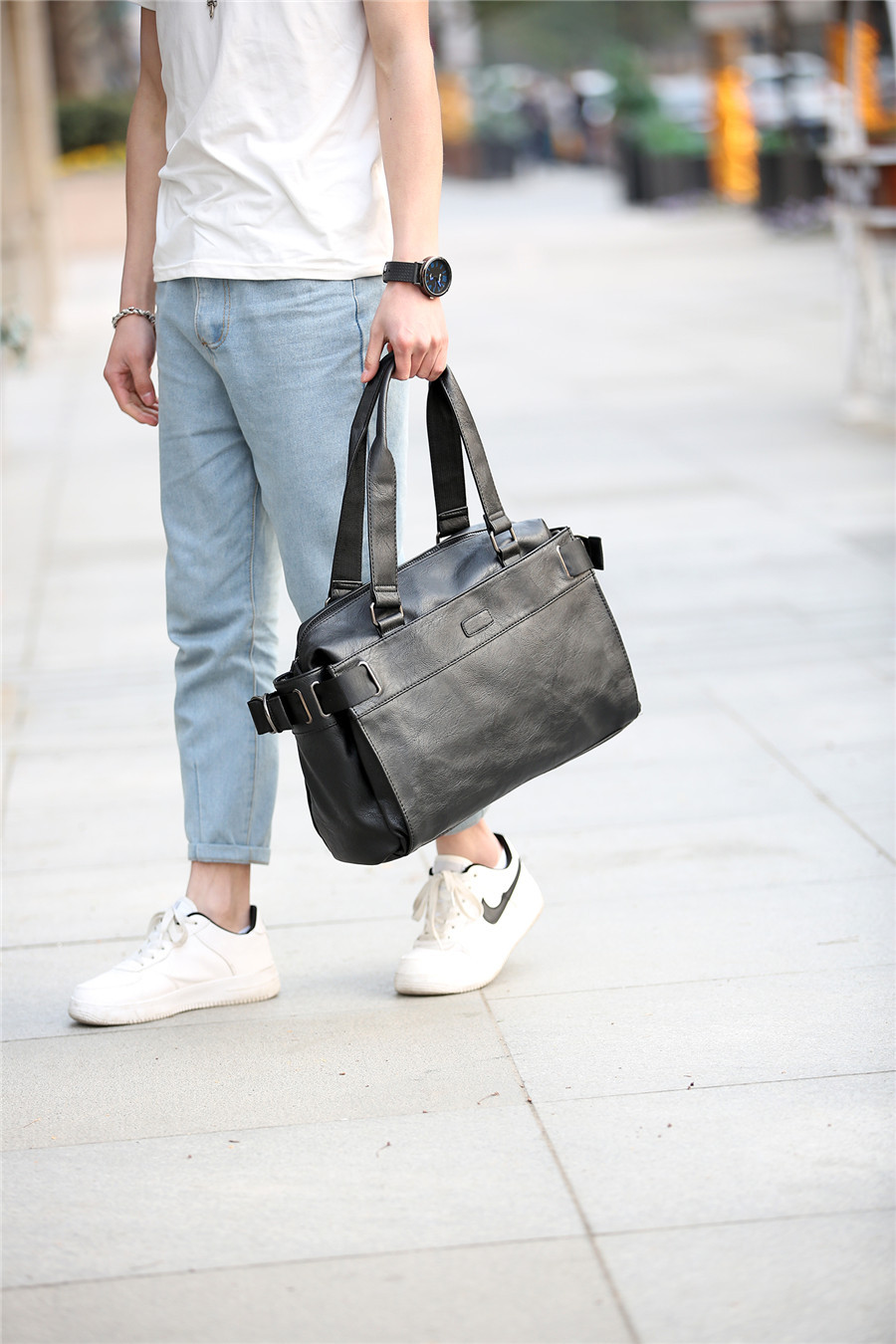 perry02vicky男士斜挎包包手提包复古包斜跨韩版包