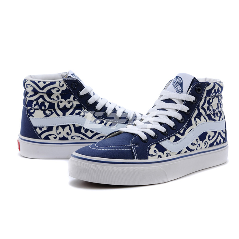 万斯/vans 青花瓷 时尚经典帆布男女鞋 低帮 休闲板鞋休闲鞋