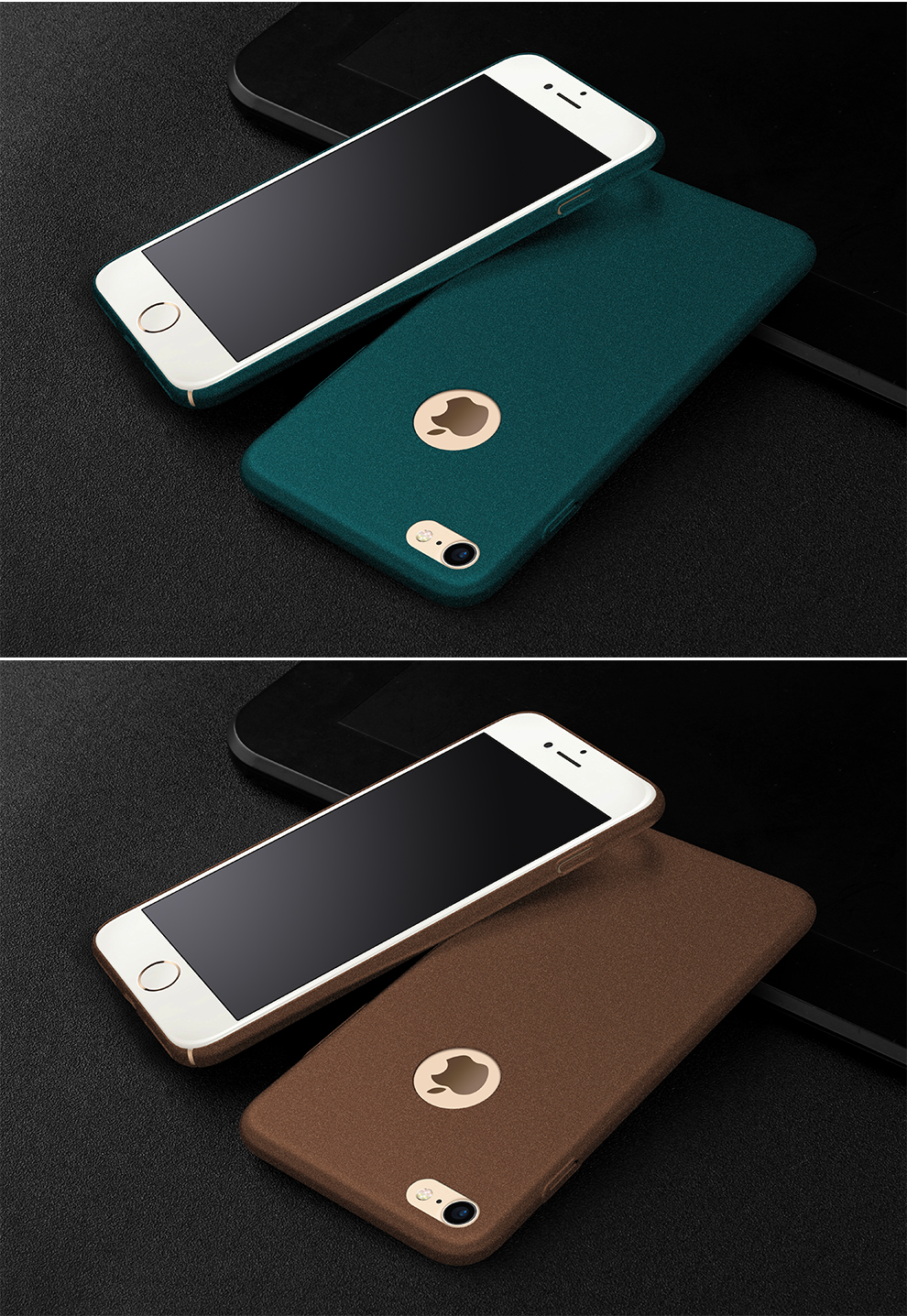 机伴新款苹果7plus手机壳iphone7plus防摔新款丝滑磨砂手机套